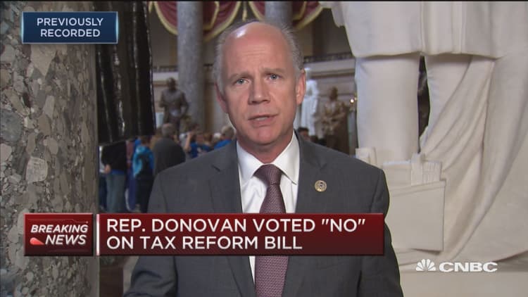 Republican Rep. Dan Donovan: Why I voted 'no' on tax bill