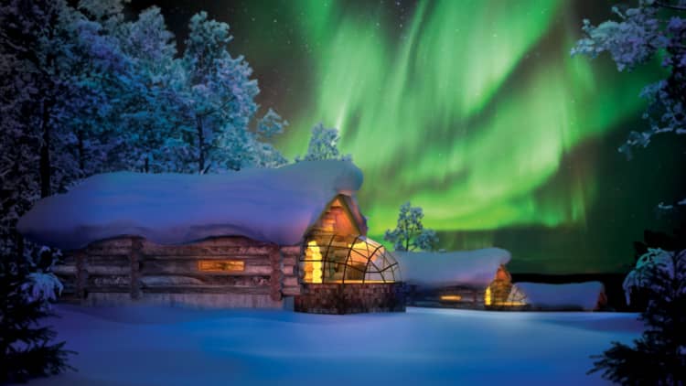 This is the best way to see the Northern Lights—from a glass igloo hotel