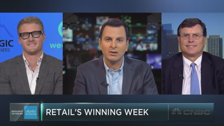 Back in fashion? Retail stocks just posted their best week of the year 