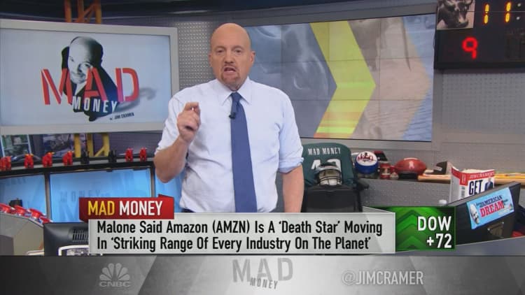 Malone interview makes Cramer more bullish on Netflix and Amazon