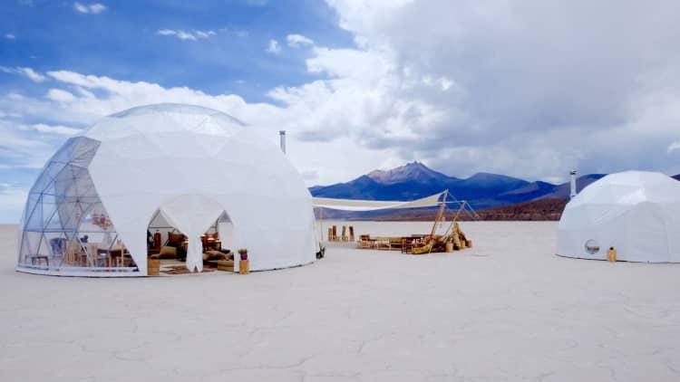 This company will build you a pop-up luxury camp anywhere—from Bolivian salt flats to remote Iceland