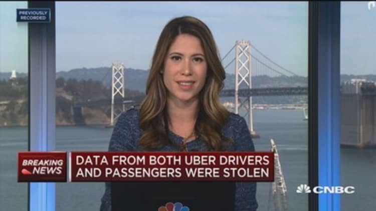 Data stolen from both Uber drivers and passengers in recent cyber hack