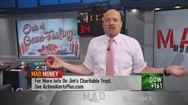 Cramer: The market's 'era of good feelings' is lifting stocks despite bad news