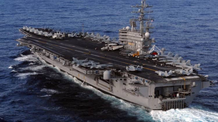 US Navy aircraft crashes into sea off Okinawa, Japan