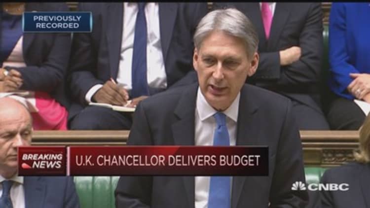 Budget is about much more than Brexit: UK finance minister