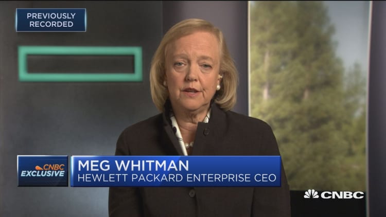 HPE's Meg Whitman: Hiring women executives has 'stalled out'