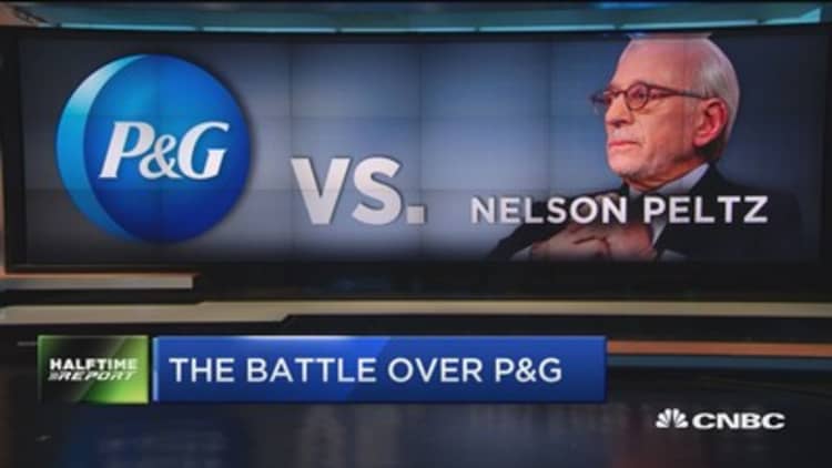 The battle over P&G