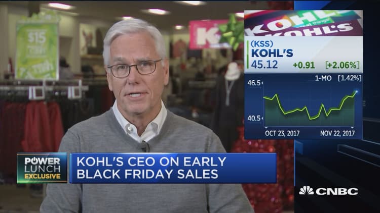 Kohl's CEO Kevin Mansell: Opening on Thanksgiving puts the customer first