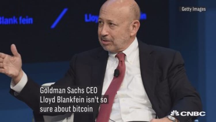 Lloyd Blankfein on bitcoin: "I don't like it. I'm not comfortable with it."