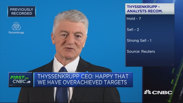 No short-term impact from stalled German coalition talks: ThyssenKrupp CEO