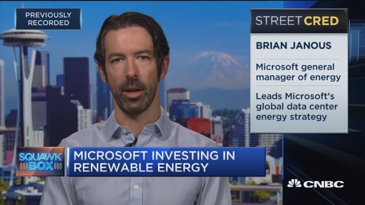 Microsoft's goal is to become 100% renewable: Microsoft's energy director