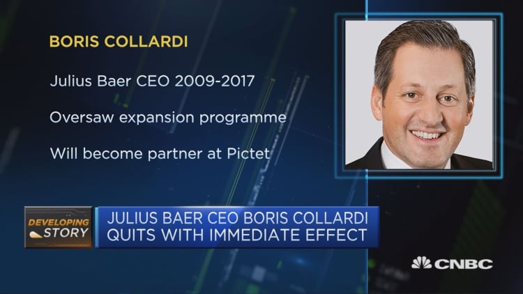 Chief risk officer Hodler to take over as Julius Baer CEO