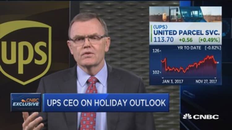 UPS CEO David Abney: The holiday shopping season has gotten off to a great start