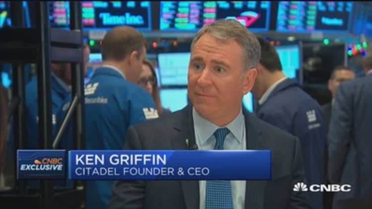 Citadel's Ken Griffin: No doubt that valuations are somewhat stretched