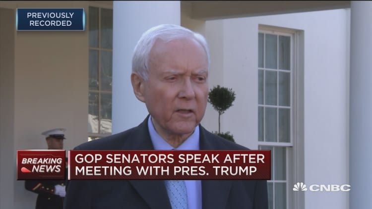 Sen. Hatch: I hope Democrats will work with us on tax bill