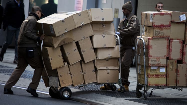 UPS hits delivery snag under load of package demand