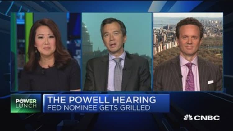 Fed Chair Nominee Powell gives dovish testimony on Capitol Hill