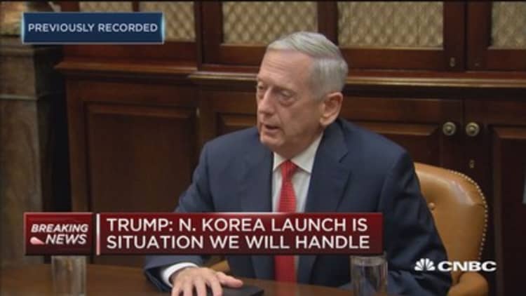 Sec. Mattis: North Korea missile went higher than previous missiles