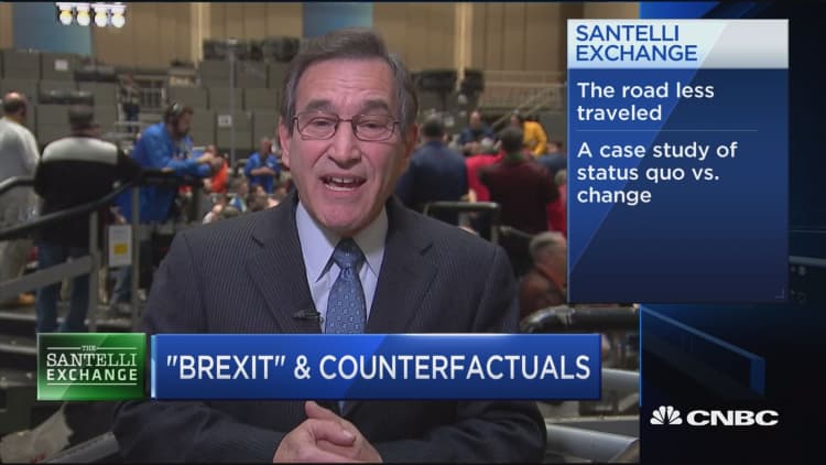 Santelli Exchange: "Brexit" and counterfactuals