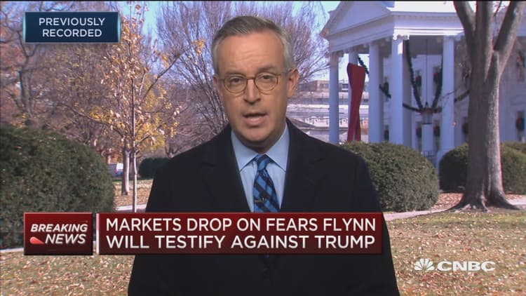 Markets drop on fears that Flynn will testify against Trump