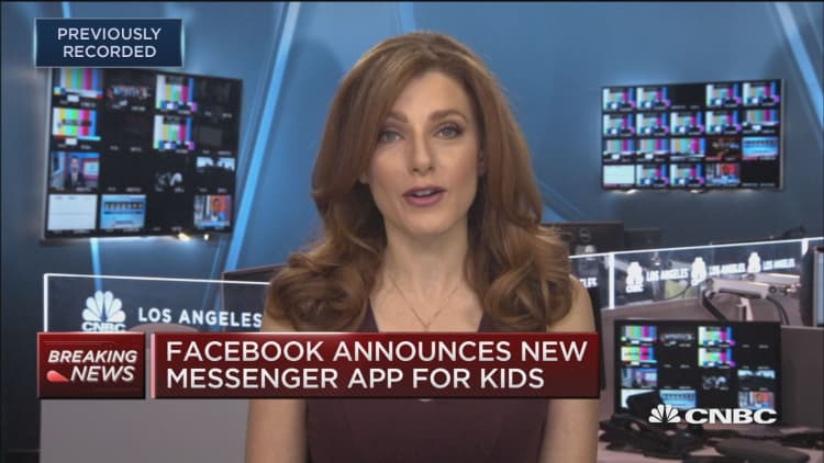 Facebook announces new Messenger app for kids