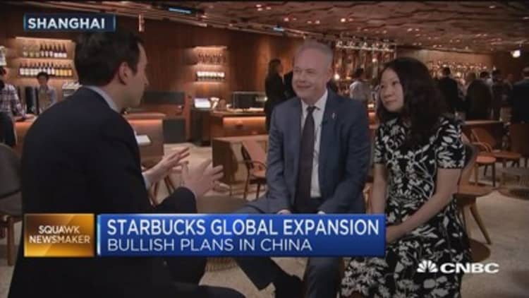 Starbucks China CEO weighs in on the coffee chain’s bullish plans in China