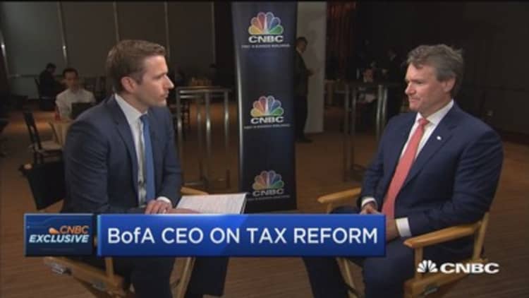 Bank of America CEO Brian Moynihan on why corporate America likes tax reform