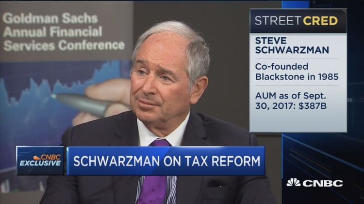 Blackstone CEO: Tax bill is a 'game changer'