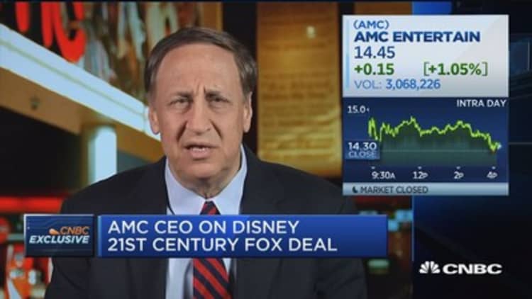 AMC Entertainment CEO on media industry mergers