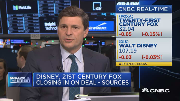 Disney, 21st Century Fox closing in on deal: Source
