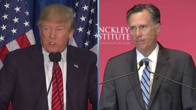 Trump speaks to Romney amid speculation on Utah Senate race