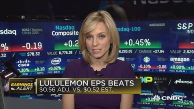 Lululemon earnings beat Wall Street estimates
