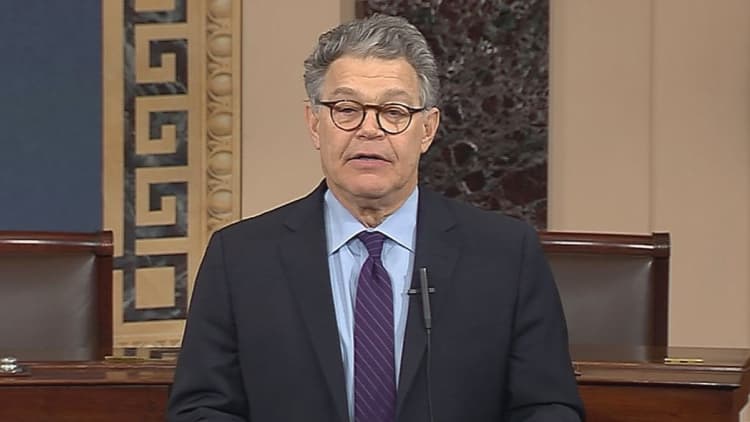 Sen. Al Franken says he will resign following sexual misconduct allegations