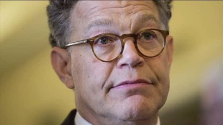Al Franken will resign from Senate amid misconduct allegations - but blasts Trump and Roy Moore on the way out