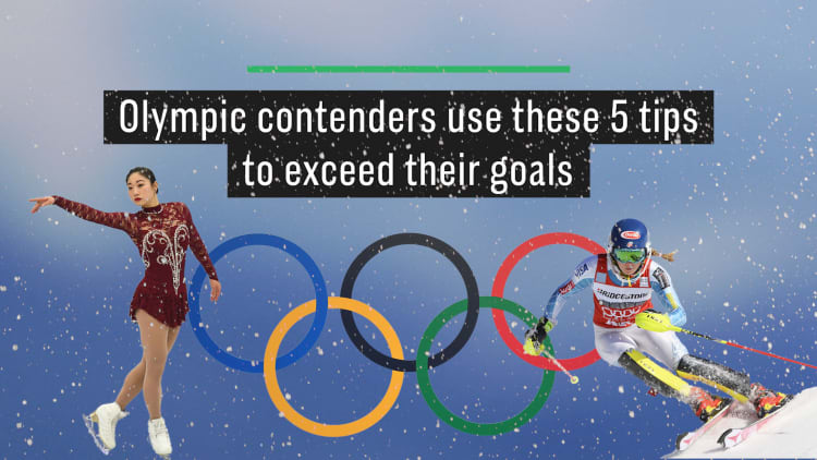 Olympic contenders share 5 tips on how to exceed your goals