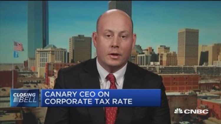 Republican majority needs to pass 20% corporate tax rate: Canary CEO
