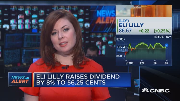 Eli Lilly raises dividend by 8%
