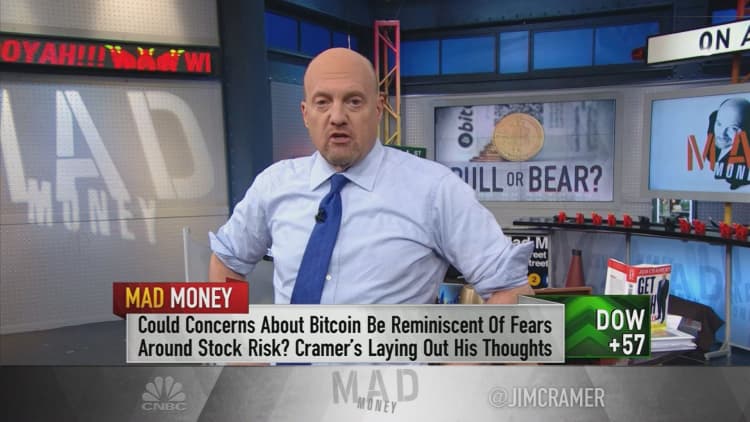 Cramer says wait to buy bitcoin if you don't know the risk
