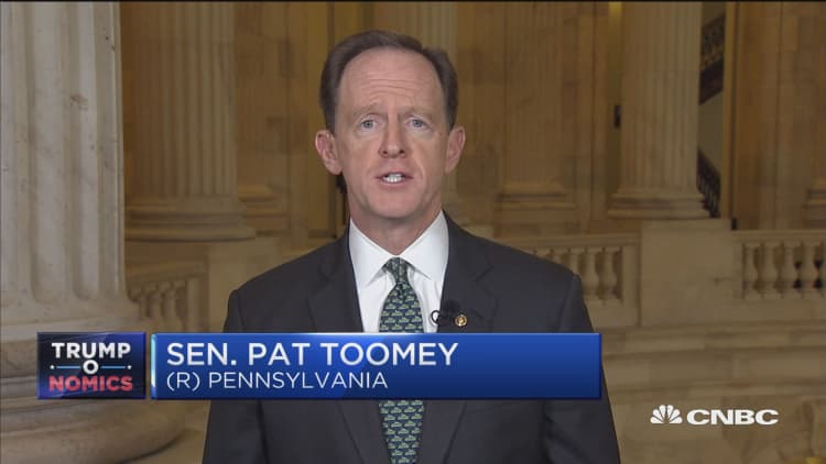 Sen. Toomey: We will see a wave of growth with corporate tax reform