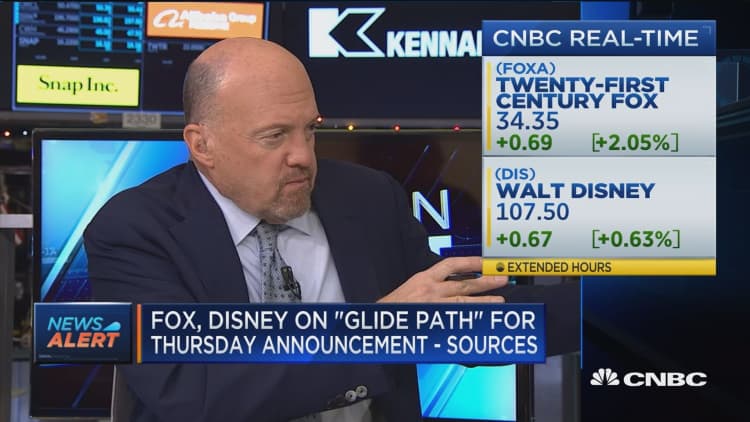 Fox and Disney on 'glide path' for Thursday deal announcement: Sources