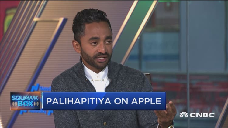 Chamath Palihapitiya: Apple is 'no different than Louis Vuitton or any other luxury good'