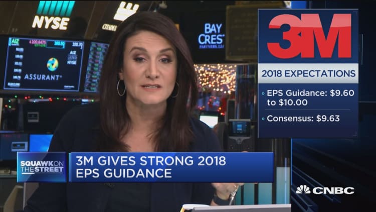 3M expects strong sales growth in 2018