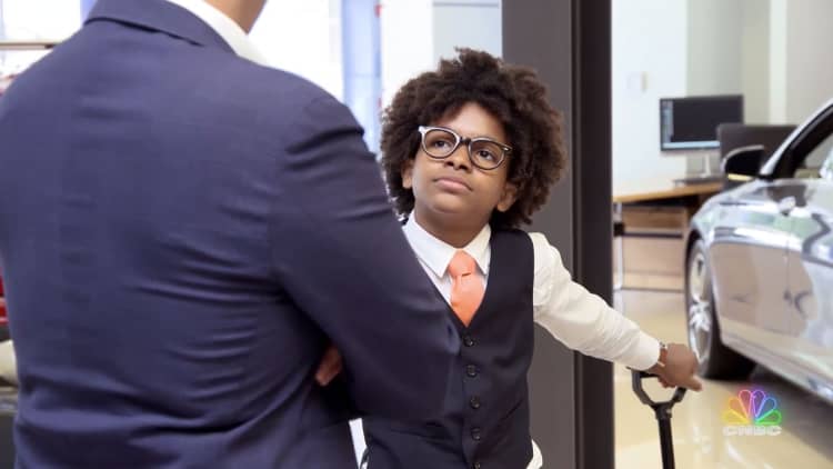 Even this 13-year-old entrepreneur is expected to know his numbers