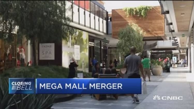 Mega mall merger