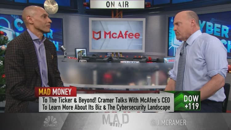 Companies must have 'a culture of security' to prevent cyberattacks, McAfee CEO says