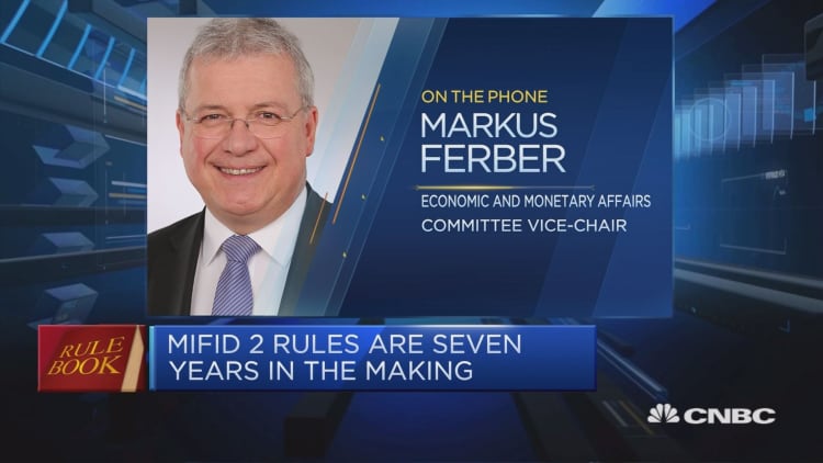 Optimistic for introduction of MiFID 2, EU lawmaker says