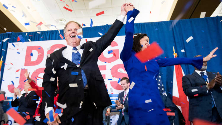 Trump congratulates Doug Jones in hard fought victory in Alabama Senate race