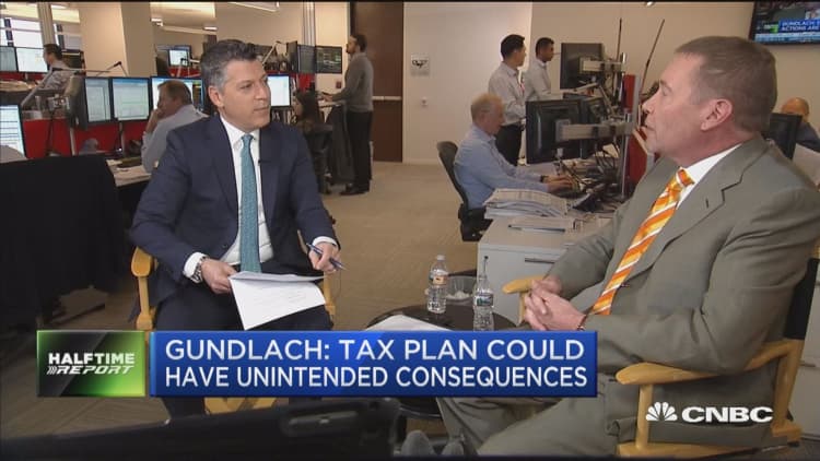 Jeffrey Gundlach: Tax plan could have unintended consequences