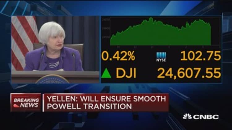Yellen on her time at the Fed: It's been an immensely rewarding experience