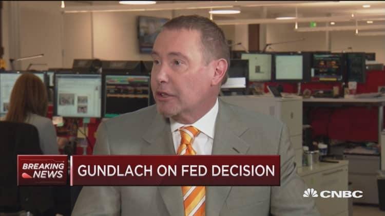 Jeffrey Gundlach: Fed is willing to let economy grow faster